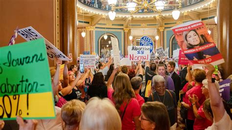 Iowa Legislature considers 6-week abortion ban during a special session